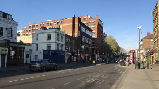 empty London street