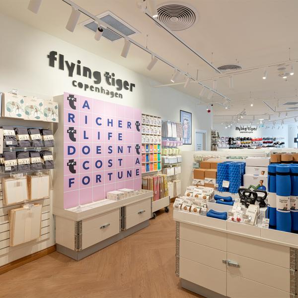 Interior of Flying Tiger Copenhagen store