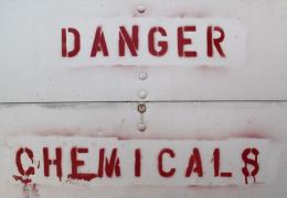 danger chemicals sign